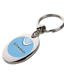 Man City Retro Home 2012 Shirt Trolley Coin Keyring