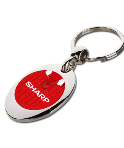 Man Utd Retro Home 1992 Shirt Trolley Coin Keyring
