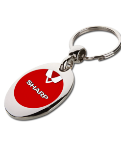 Man Utd Retro Home 1999 Shirt Trolley Coin Keyring
