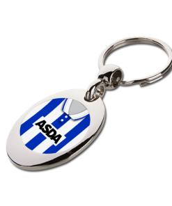 Sheffield Wednesday Retro Home 1991 Shirt Trolley Coin Keyring