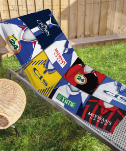 Blackburn Classic Kits Montage Retro Shirt Beach Towel