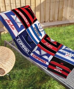 QPR Classic Kits Montage Retro Shirt Beach Towel