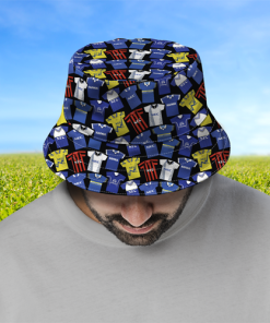 Everton Retro Shirt Bucket Hat Classic Kits