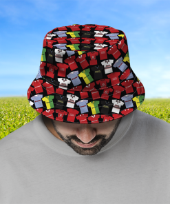 Man Utd Retro Shirt Bucket Hat Classic Kits