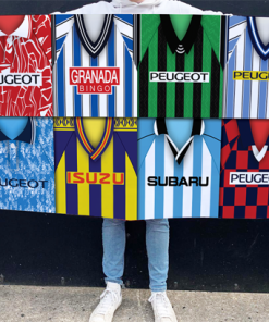 Coventry Retro Kit Montage Football Flag High Quality Classic Kits