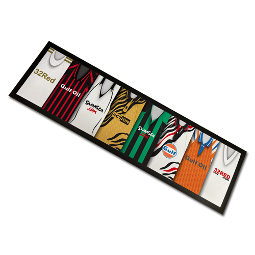 Swansea Classic Shirts Retro Home & Away Shirts Kit Montage Bar Runner - Image 2