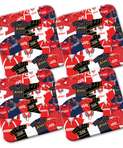 Aberdeen Retro Shirts Classic Kits Mash Coasters Pack Of 4