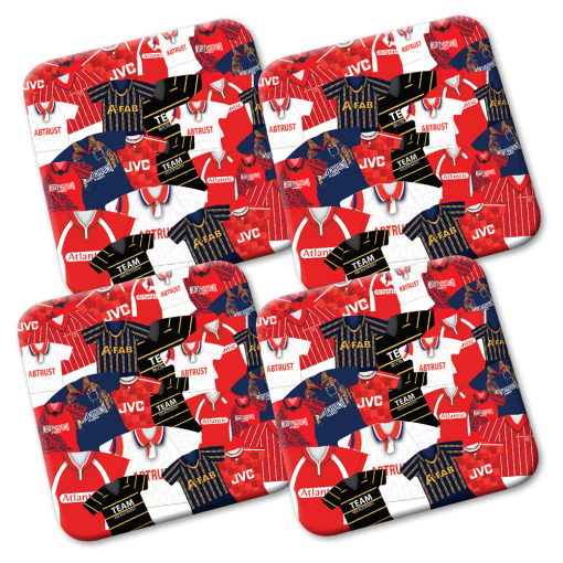 Aberdeen Retro Shirts Classic Kits Mash Coasters Pack Of 4
