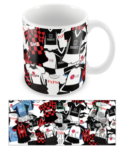 Fulham Retro Shirt Classic Kit Mug Mash