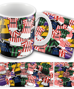 Stoke Retro Shirt Classic Kit Mash Mug and Coaster Set