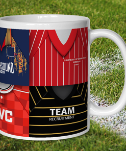Alternative view of Aberdeen Retro Shirt Montage Mug