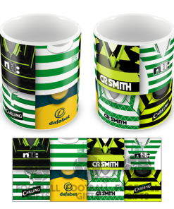 Celtic Retro Shirt Montage Mug