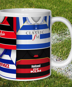Alternative view of QPR Retro Shirt Montage Mug