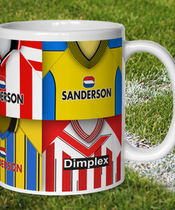 Alternative view of Southampton Retro Shirt Montage Mug