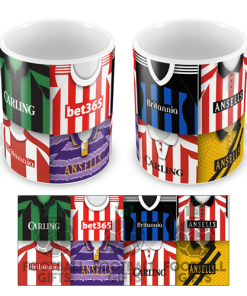 Stoke Retro Shirt Montage Mug