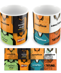Wolves Retro Shirt Montage Mug