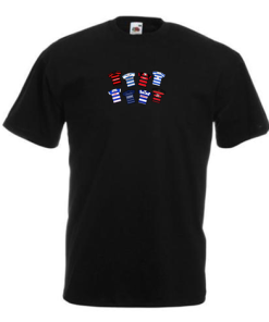 QPR Retro Kits Black T-Shirt Classic Kits