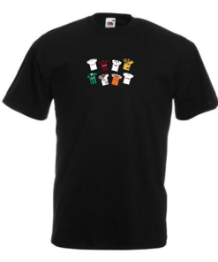 Swansea Retro Kits Black T-Shirt Classic Kits