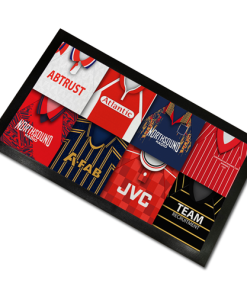 Aberdeen Classic Shirts Retro Home & Away Shirts Kit Montage Bar Runner