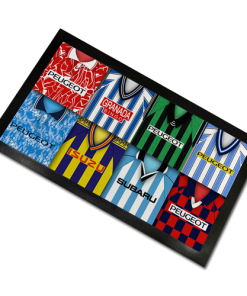 Coventry Classic Shirts Retro Home & Away Shirts Kit Montage Bar Runner