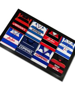 QPR Classic Shirts Retro Home & Away Shirts Kit Montage Bar Runner