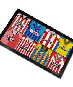 Southampton Classic Shirts Retro Home & Away Shirts Kit Montage Bar Runner