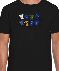 Leicester City Retro Kits Black T-Shirt Classic Kits