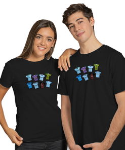 Man City Retro Kits Black T-Shirt Classic Kits - Image 4
