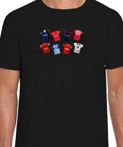 Middlesbrough Retro Kits Black T-Shirt Classic Kits