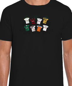 Swansea City Retro Kits Black T-Shirt Classic Kits