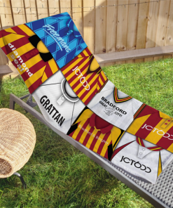 Bradford Classic Kits Montage Retro Shirt Beach Towel