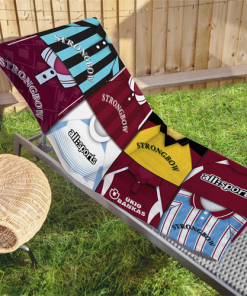 Hearts Classic Kits Montage Retro Shirt Beach Towel