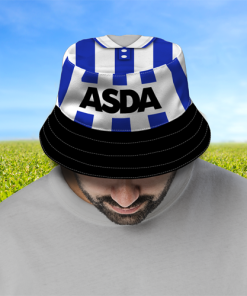 Sheff Wednesday Retro Home 1991 Shirt Bucket Hat Classic Kits