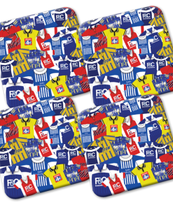 Birmingham Retro Shirts Classic Kits Mash Coasters Pack Of 4