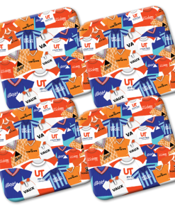 Blackpool Retro Shirts Classic Kits Mash Coasters Pack Of 4