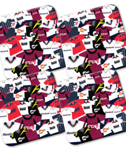 Bolton Retro Shirts Classic Kits Mash Coasters Pack Of 4