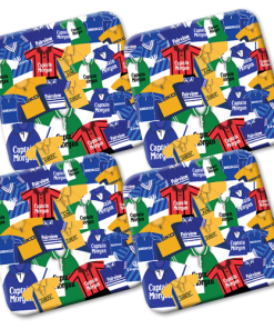 Millwall Retro Shirts Classic Kits Mash Coasters Pack Of 4