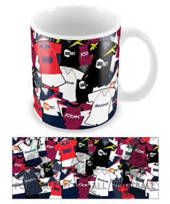 Bolton Retro Shirt Classic Kit Mug Mash