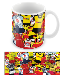 Watford Retro Shirt Classic Kit Mug Mash