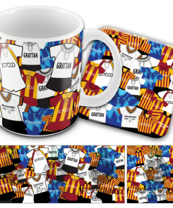 Bradford Retro Shirt Classic Kit Mash Mug and Coaster Set