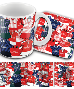 Charlton Retro Shirt Classic Kit Mash Mug and Coaster Set