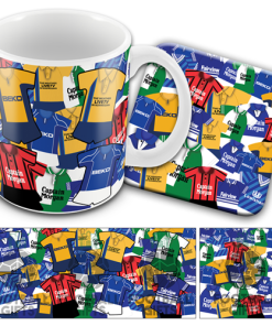 Millwall Retro Shirt Classic Kit Mash Mug and Coaster Set
