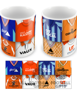 Blackpool Retro Shirt Montage Mug