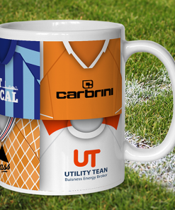 Alternative view of Blackpool Retro Shirt Montage Mug