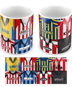 Brentford Retro Shirt Montage Mug