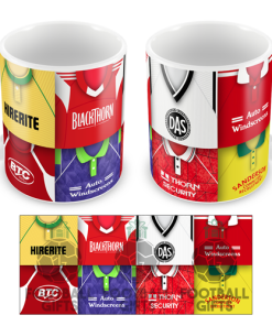 Bristol City Retro Shirt Montage Mug