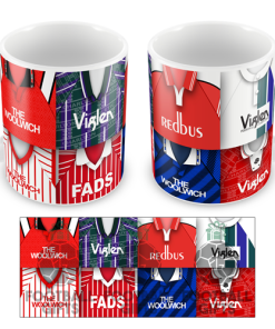 Charlton Retro Shirt Montage Mug