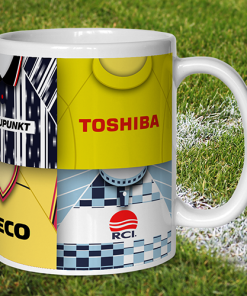 Alternative view of Watford Retro Shirt Montage Mug
