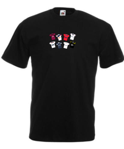 Bolton Retro Kits Black T-Shirt Classic Kits