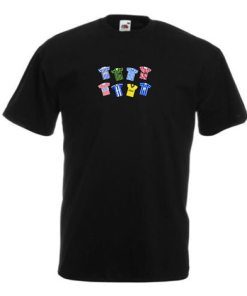 Brighton Retro Kits Black T-Shirt Classic Kits